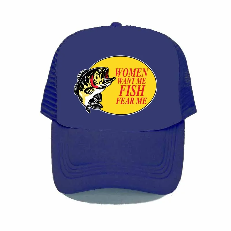 Fish Fear Hat Long Brim, Women Want Fish Fear