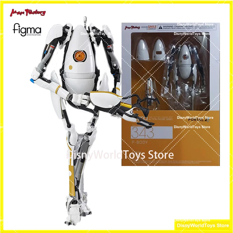 100% Original Figma 343 Portal 2 P Body In Stock Anime