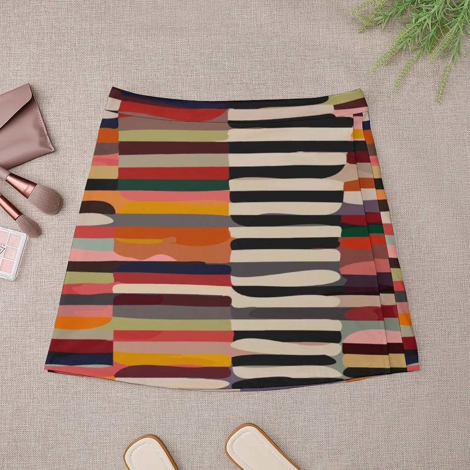 Etchnic Scandinavian Pattern Mini Skirt skirt for woman Evening dresses women's summer clothing 2024 Woman short skirt