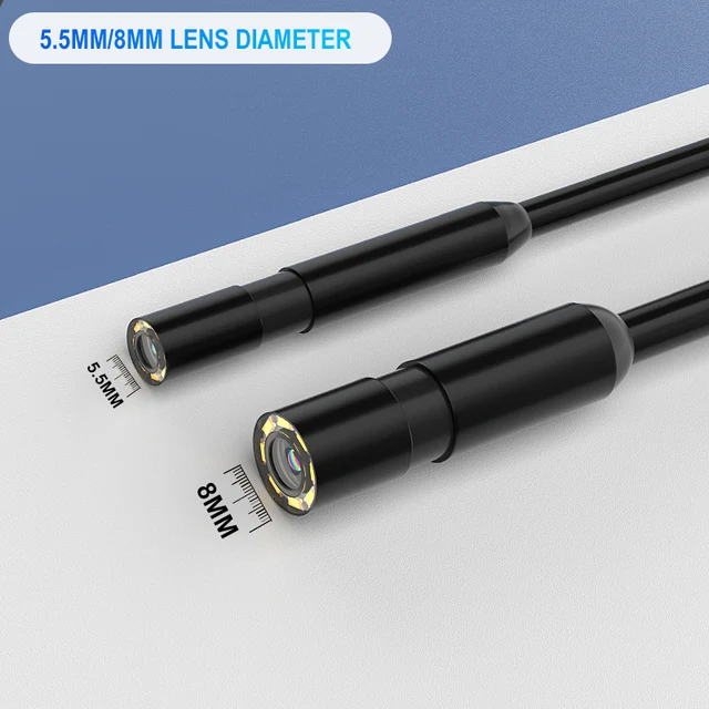 Industrial Endoscope HD1080P TYPE-C Wired Camera for IOS IPhone Ipad Android Phones LED Waterproof Car Pipe Inspection Borescope 5