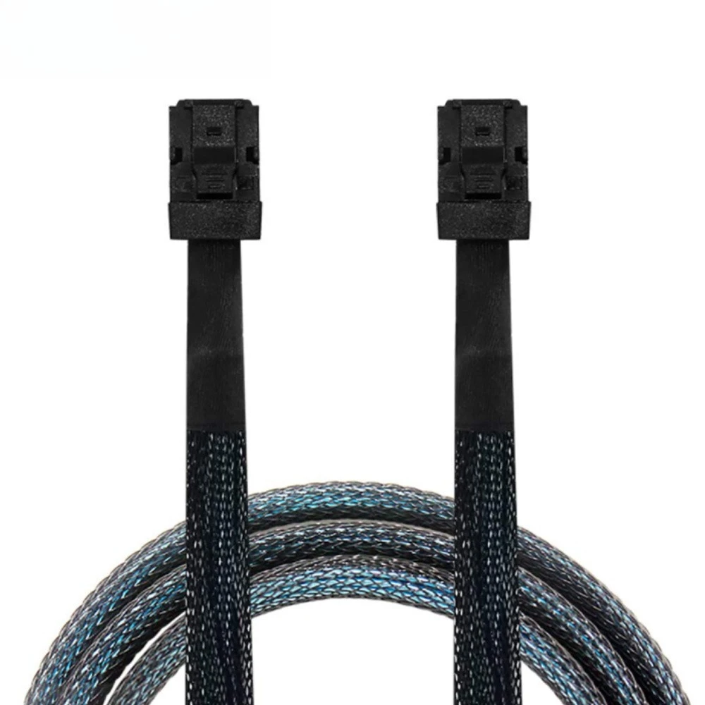 ADT-Link MINI SAS HD SFF 8643 TO 8643 연장 케이블 서버용 내부 고속 케이블 길이 선택 가능 0.5M 1M