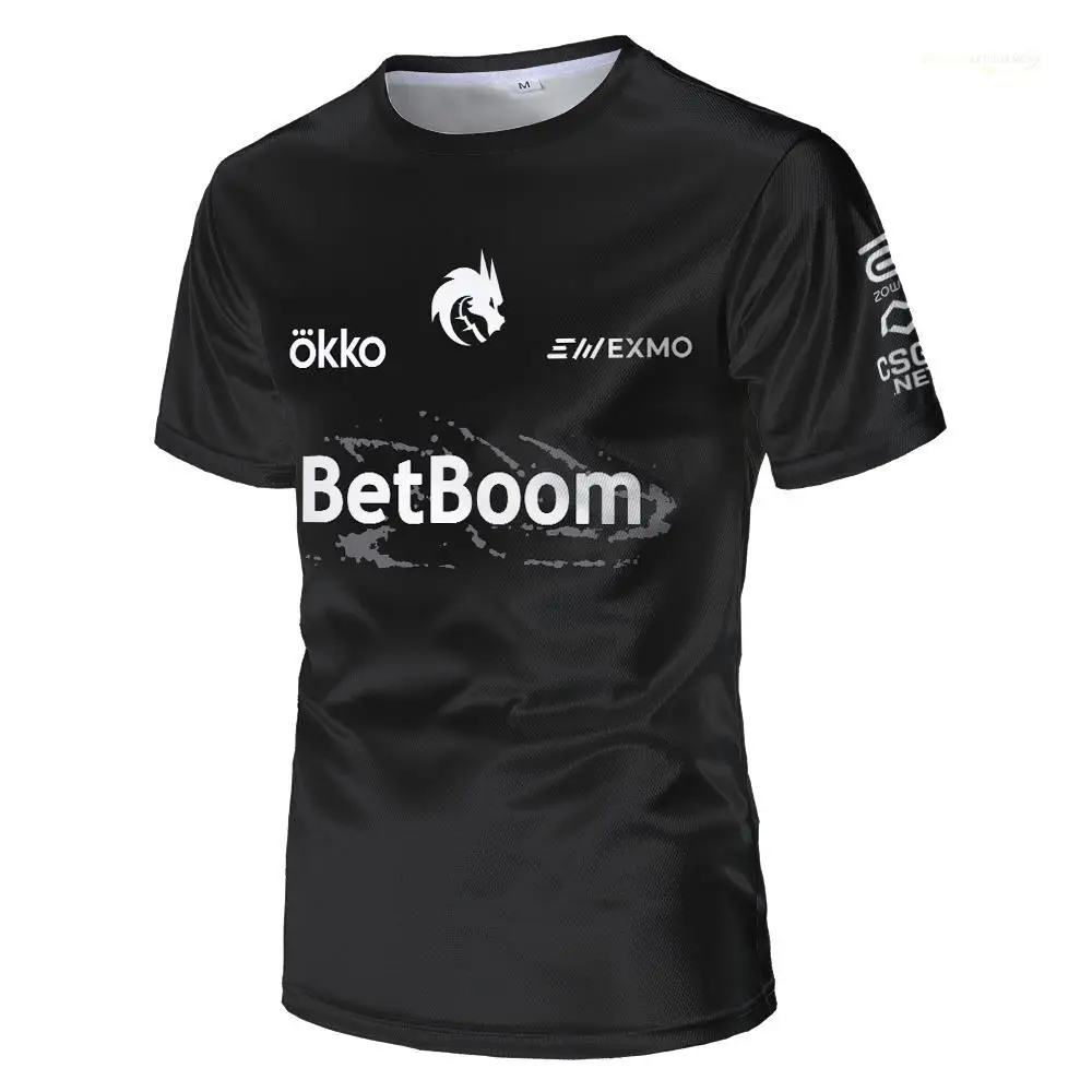 Team Spirit PRO KIT JERSEY 25-26 CS2 Esports Club Custom Player Training Uniform Donk Unisex Short-sleeved Crew Neck T-s