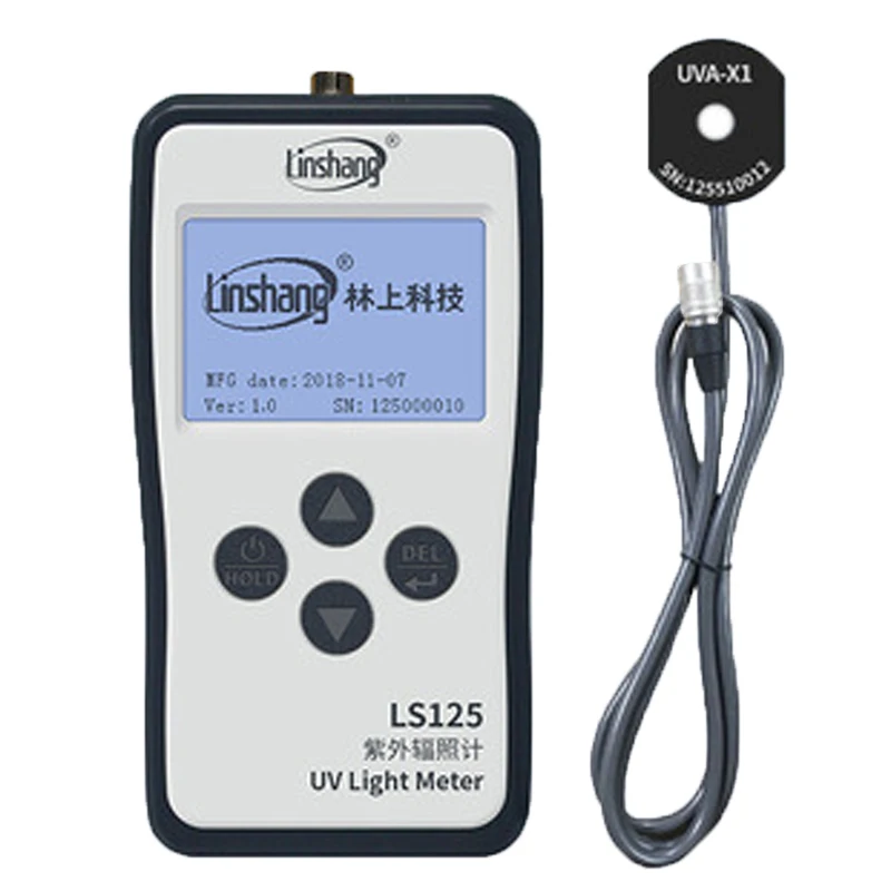 Linshang UVA-X1 Probe UVA LED Sensor for LS125 UV Power Meter Test Intensity and Energy of UV LED Point Light Curing