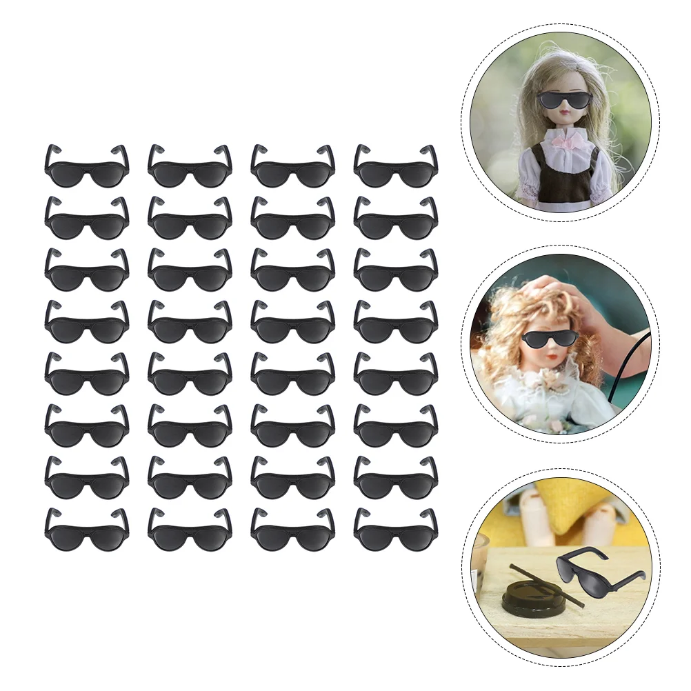 

120pcs Dressing DIY Accessories Mini Glasses Decor Dressing Supplies
