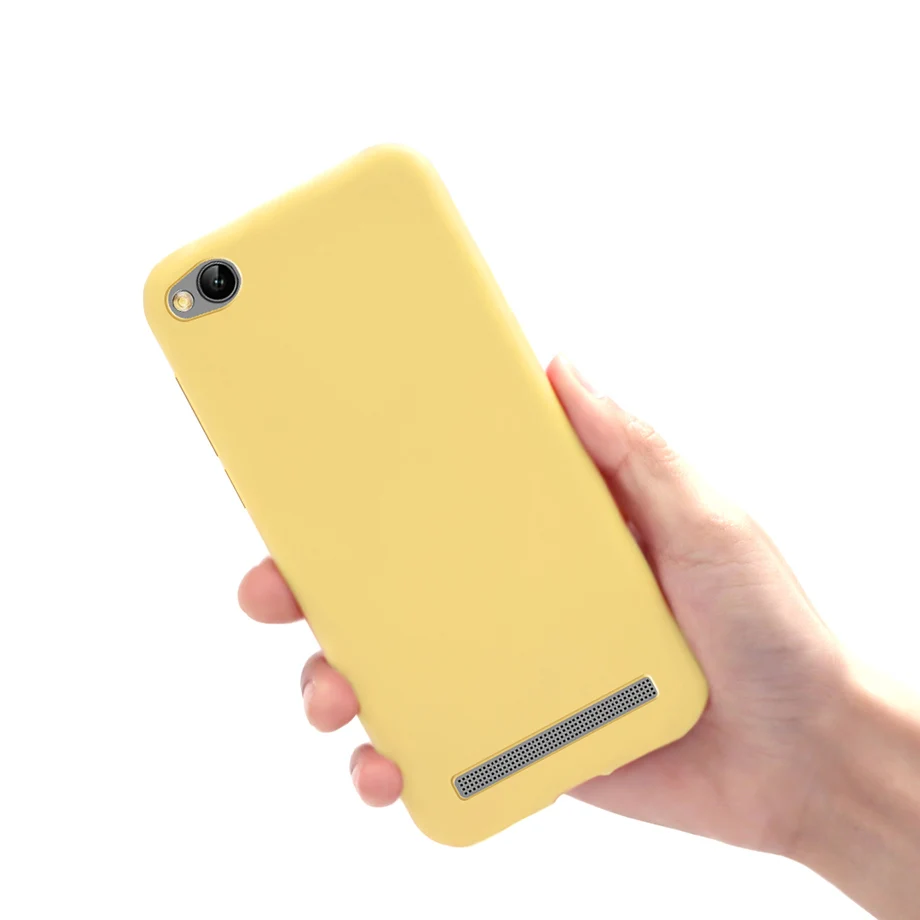 Vibrant Candy Color Silicone Shockproof TPU Phone Case