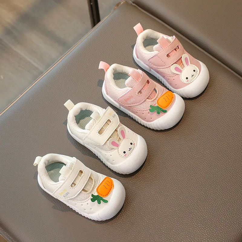 Girls Casual Korean Style Air Mesh Walking Shoes