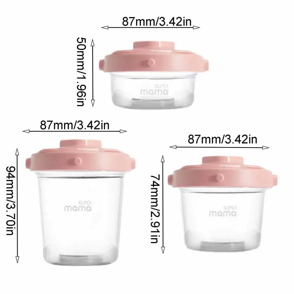 1~8PCS New 4-Grids Portable Baby Food Storage Box Infant Milk Powder Organizer  Container For Milk Powder Storage Organizer - AliExpress