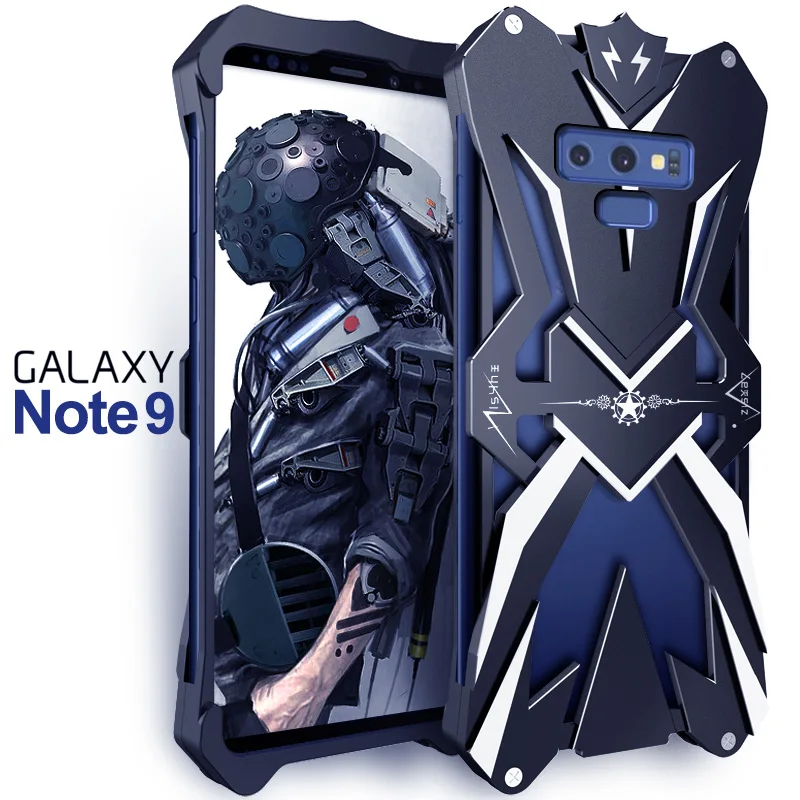 Metal Steel Machinery Series Note9 Cases Thor Heavy Duty Armor Metal Aluminum Phone For Samsung Galaxy Note 9 Note9 Cover Case