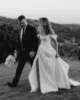 A Line Brides Dress For Wedding Women Bridal Dress Off The Shoulder Side Split Satin Wedding Dress Classic Civil Bridal Gown 2