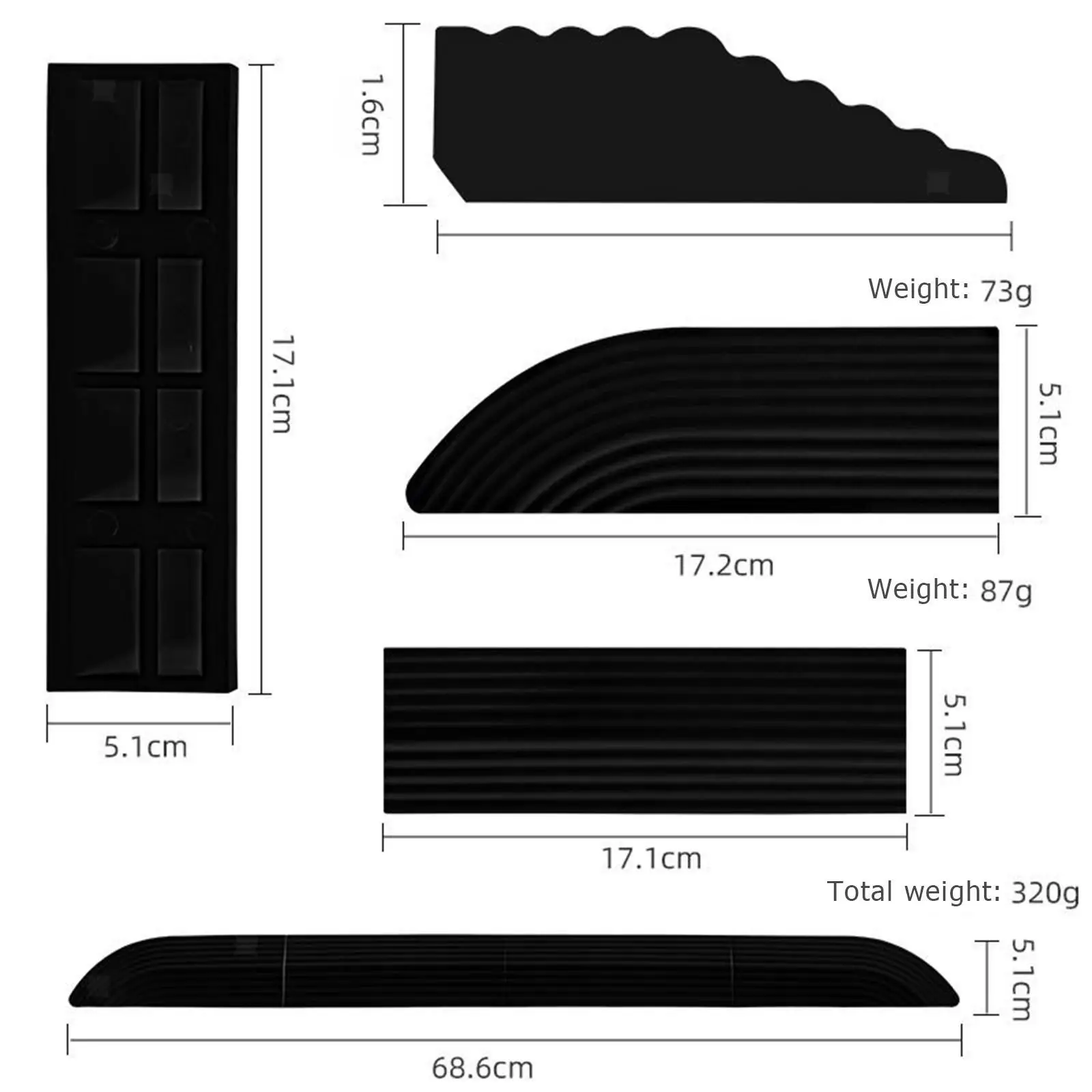 Robot Cleaner Climbing Bars Step Ramp Robot Vacuum Cleaner Climbing Step Slope Strip Robot Vacuum Climbing Accessories