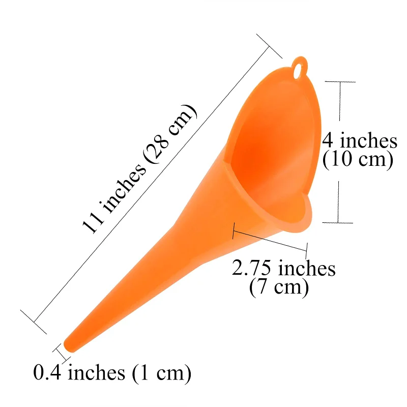 Multifunktions-Kunststoff-Langhals-Öl trichter für alle Automobil öle  Schmierstoffe Motoröle Wasser Diesel kraftstoff Kerosin usw. neu