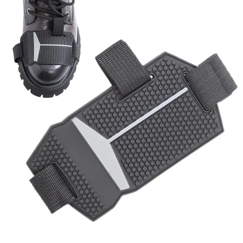 Motorcycle Shoe Protector Rubber Shoe Cover for Motorcycle Riding Anti Slip Guard with Hook and Loop Perfect Fit