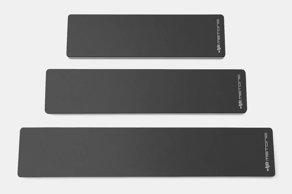 Mstone-descanso de Pulso Cristal Preto Feito de Pés de Borracha de Vidro k5 para Teclado Mecânico Gh60 Xd60 Xd64 80 87 100 104 Xd84 - Imagem 6