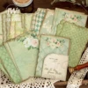 JIANWU 30 Sheets Gentle Wind Series Vintage Flower Pattern Decor Material Paper Creative DIY Journal Collage Material Stationery 1
