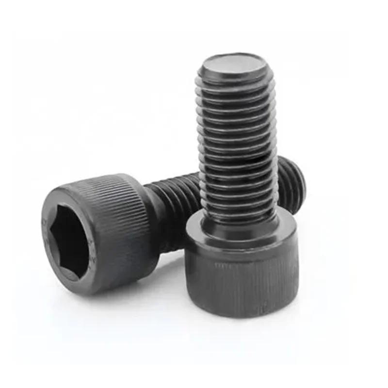 

grade 12.9 M20*30/35/40/45/50/55/60/65/70/75/80-200 black carbon steel half total teeth hex socket cap head screws524