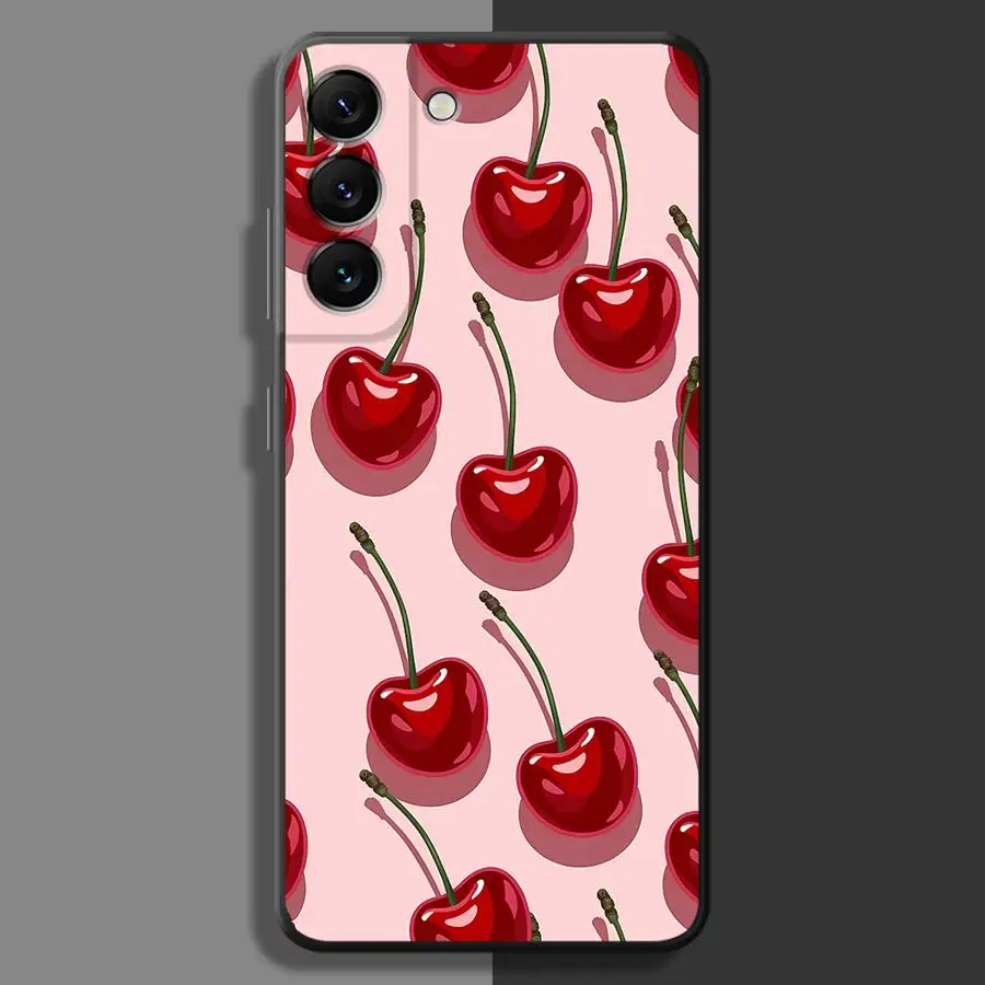 Cherry Pattern Phone Case – Stylish Protective Cover with Cherry Design