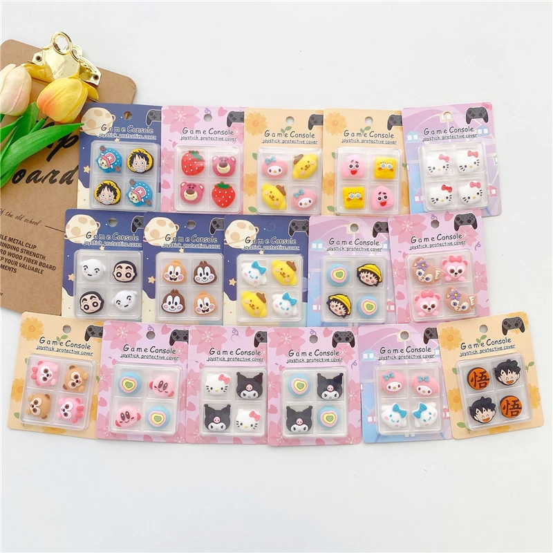 MINISO Sanrio Hello Kitty 썸스틱 그립 캡: 콘솔 게이머를 위한 사랑스러운 업그레이드
