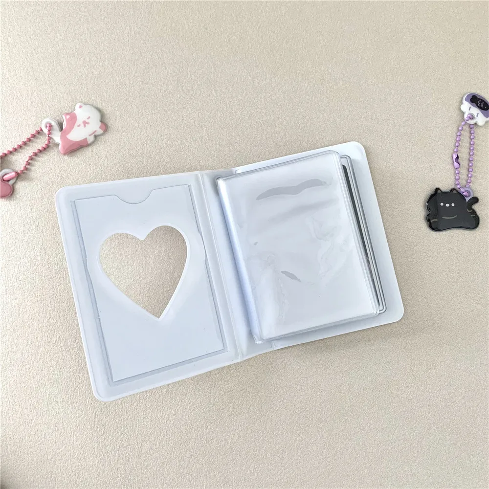 Cartoon Cat Photo Album 3 Inch Photo Card Holder Kpop Idol Card Binder Collection Book 40 Pocket Business Card Book Album