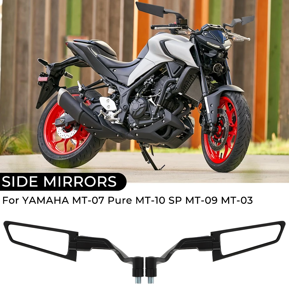 

Motorcycle Universal Foldable Rear View Mirror For YAMAHA MT-07 Pure Kawasaki Z900 Z650 2021 2022 Rearview Reversing Side-Mirror