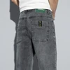 Trendy Summer Thin Denim Short Jeans For Men's Korean Slim Fit Leggings Trendy Men 7 Point Pants High Quality Brand New Shorts 6