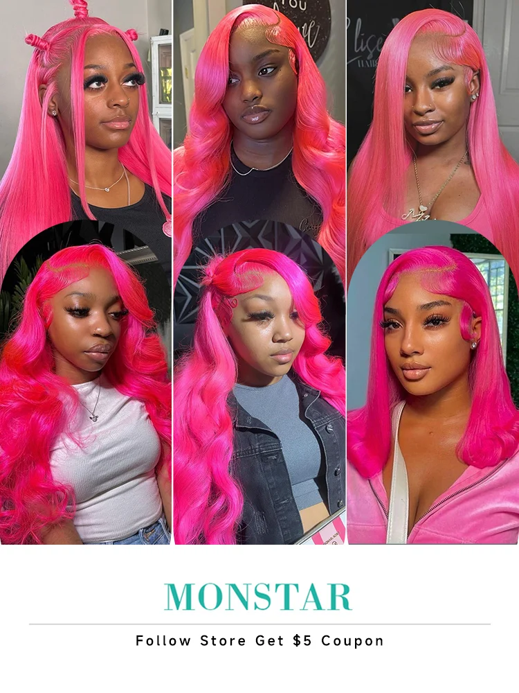 Wig Cap Pink Wig Lace Front Wig Karissa 30 38 Inches Pink Wig