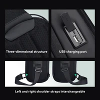 MARK RYDEN-sac à bandoulière multifonction usb, sac à main initié TPU imperméable voyage, sacoche de poitrine pour hommes 4