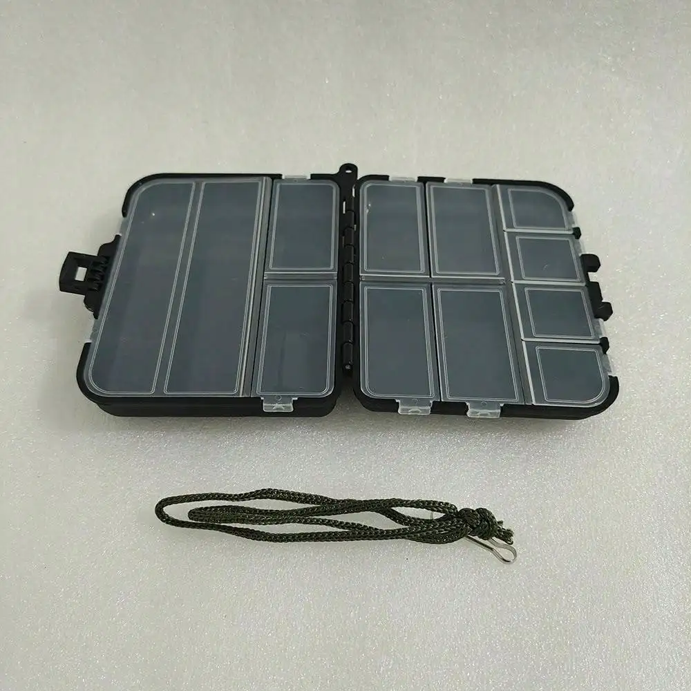 1PC Fishing Tackle Bait Storage Boxes, Portable Double-Sided Lure Hook Organizer, Mini Utility Lures Fishing Box 6