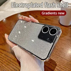 Glitter Sequins Protective Phone Case for Redmi Note 8 (Silver)