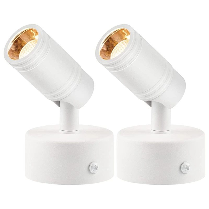 

LED Spot Lights Indoor 3W Up Lights Indoor Floor Spotlight 3000K Uplights Indoor Accent Lighting US Plug