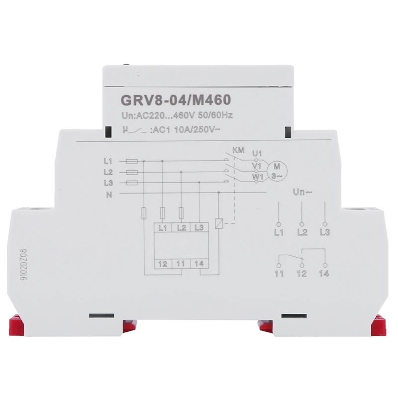 

HOT SALE 3X GRV8-04 M460 3-Phase Voltage Monitoring Relay Phase Sequence Phase Failure Protection Voltage Control Relay