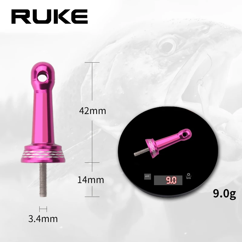 RUKE 1pc New Fishing Reel Stand Lock Type Reel Stand For Shima Spinning Reel Protect Reels Length 42mm Weight 9g/pc Reel Holders