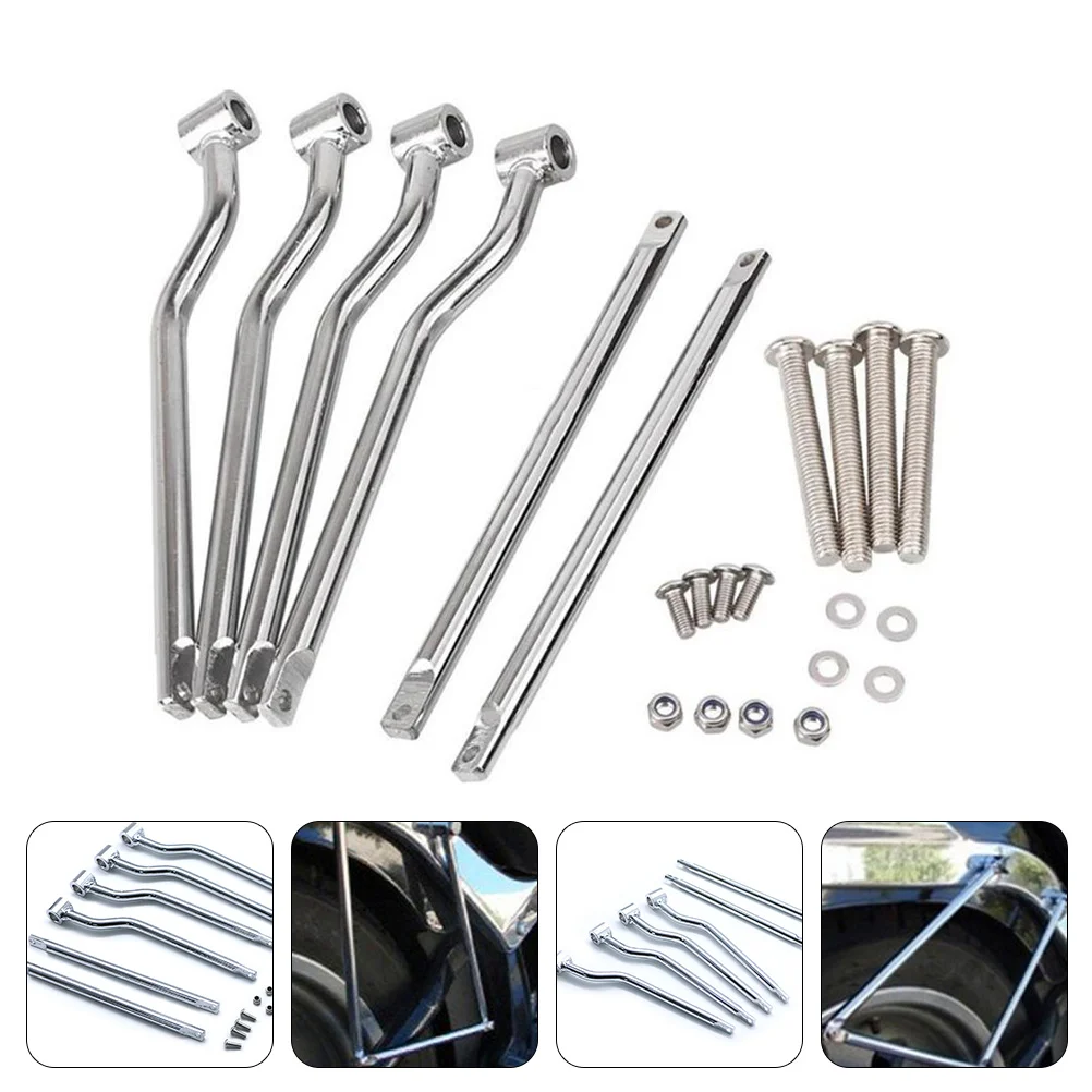 

Motorcycle Mount Universal Mounting Bracket Accessories Bag Support Iron Saddle Shelf