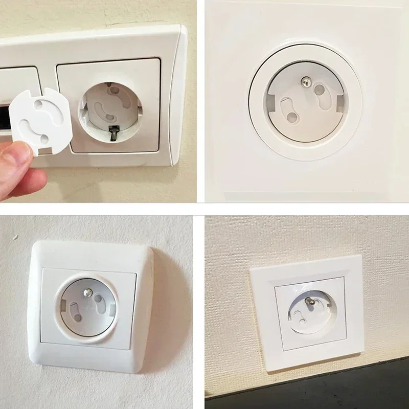 Socket Covers 5pcs Kids Sockets Cover Plugs Baby Safety Electric Socket Outlet Plug Protection Children Security Safe Lock Cover