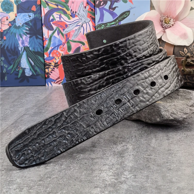 WXFF Cinturón De Cuero Genuino De Los Hombres Con Cinturones De Cuero