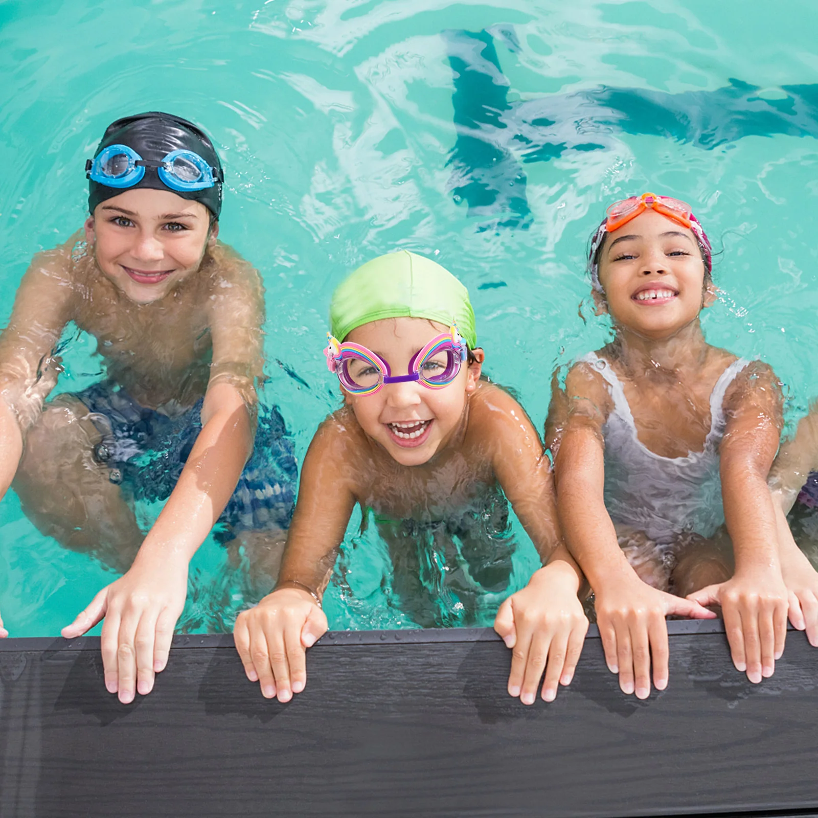 Lunettes de natation pour enfants, Anti-brouillard, Anti-piscine