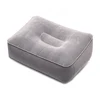 Useful Inflatable Portable Travel Sleeping Footrest Pillow Plane Car Bus Train Kids Bed Foot Rest Pad PVC For Travel Massage Car 3