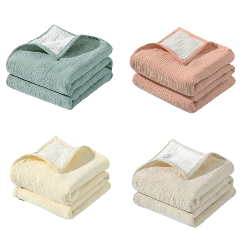 

Soft & Breathable Cotton Blanket 4 Layer Newborns Blanket Baby Receiving Blanket