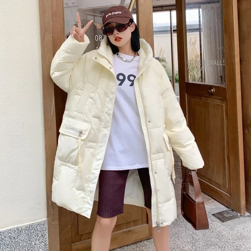 Рисунок 2 - Новинка 2024, женское пуховое пальто из хлопка