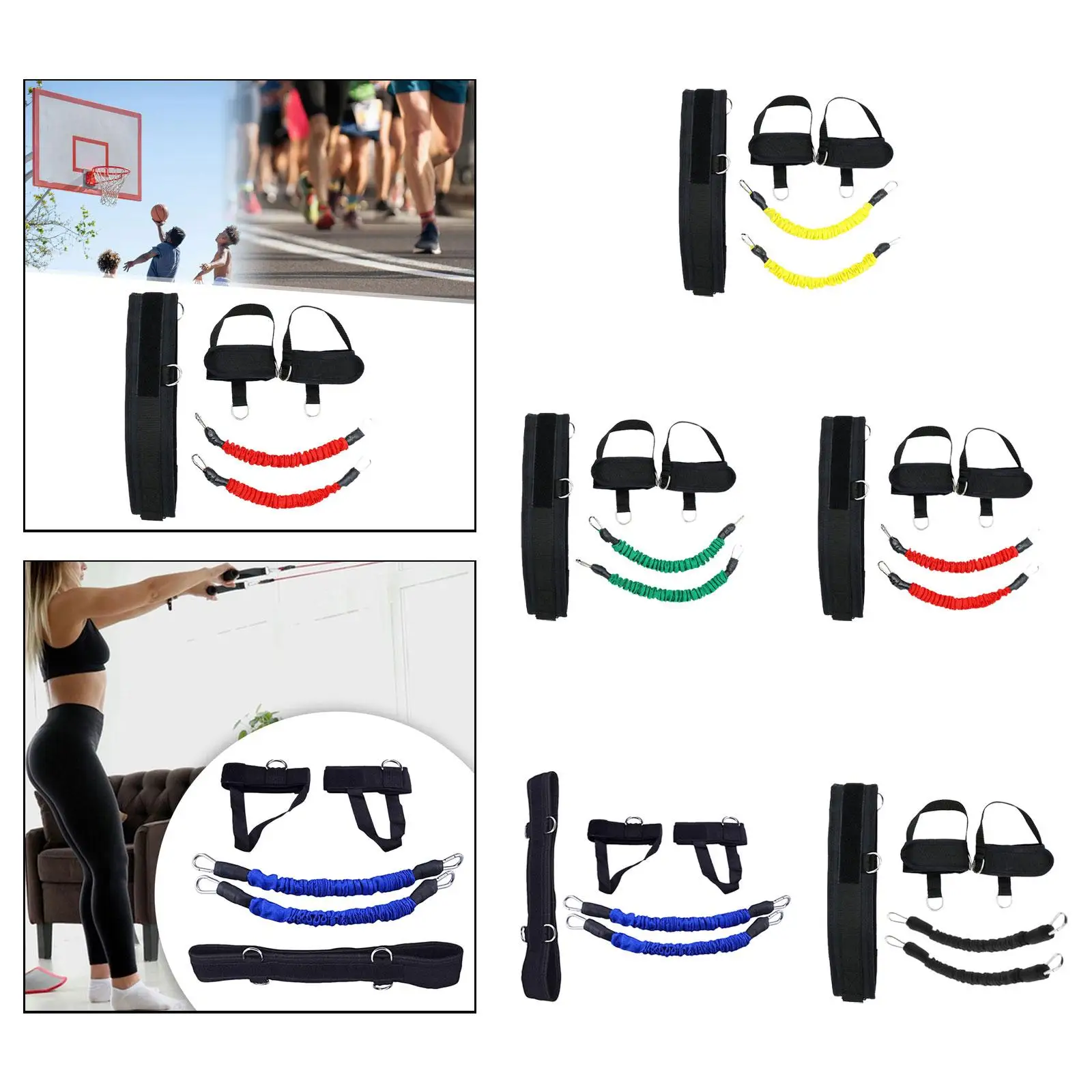 Boxing Resistance Bands, Exercise Bands Fitness Training Strap Workout Band for