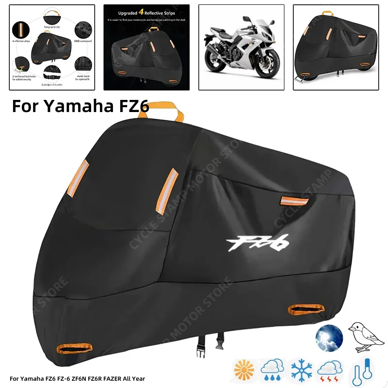 Yamaha Fz6 Fazer S2 Motorcycle Cover, Tent