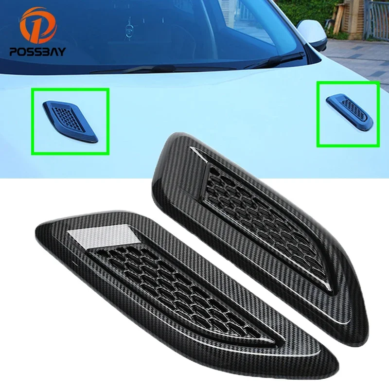 1 Paio Cofano Per Auto Air Vent Wing Parts Trim Per Land Rover Range Rover Sport Evoque Discovery Freelander 2010 2011 2012 2013-2018