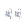 925 Sterling Silver Butterfly Cat Kitty Unicorn Flower Dog Paw Hoop Earring Girl Women Child Baby Daughter Wife Birthday Brincos 4