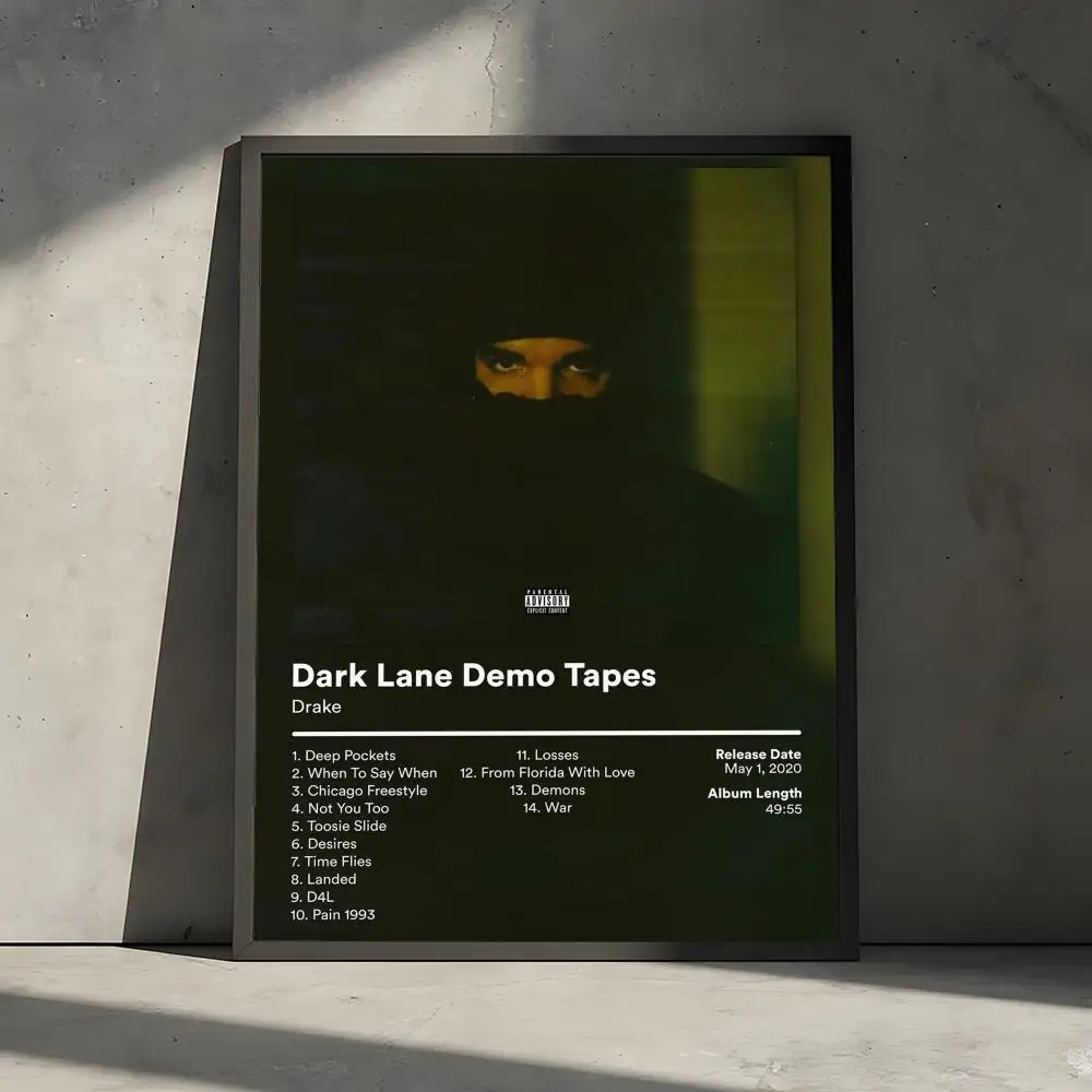 Sänger-Rapper D-Drake Album-Cover-Poster, dekorative Wandkunst-Aufkleber, Wandbild, Fotodruck für Zuhause, Wohnzimmer, Flur, Dekoration – Detail 12