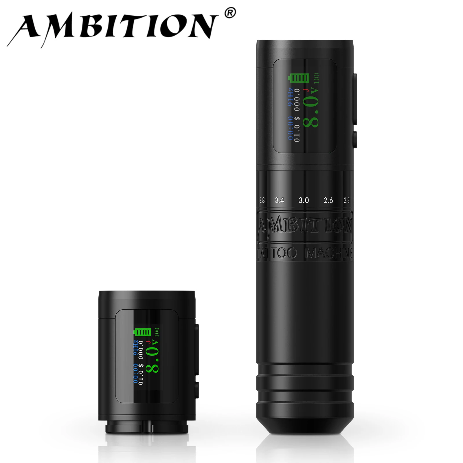 AmbitionC1Adjustable7Strokes2.0-4.2mmWirelessTattooMachineCorelessMotorBillingBattery1900mAhForTattooBodyArtist-AliExpress66