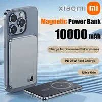 Xiaomi 10000mAh Ultra-Thin Magnetic Wireless Power Bank PD25W Fast Charging Portable Battery for Magsafe For iPhone Samsung 2025 1