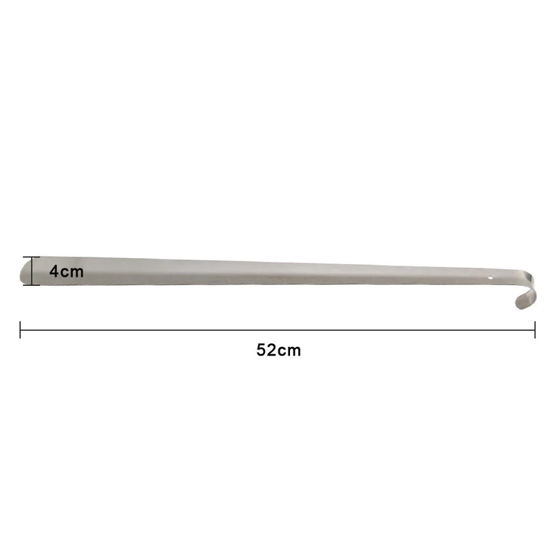 52cm Extra Long Shoe Horn Stainless Steel Silver Metal Shoes Remover Shoehorn Lifter Aid Slip Shoe Pull Tool 42cm 6