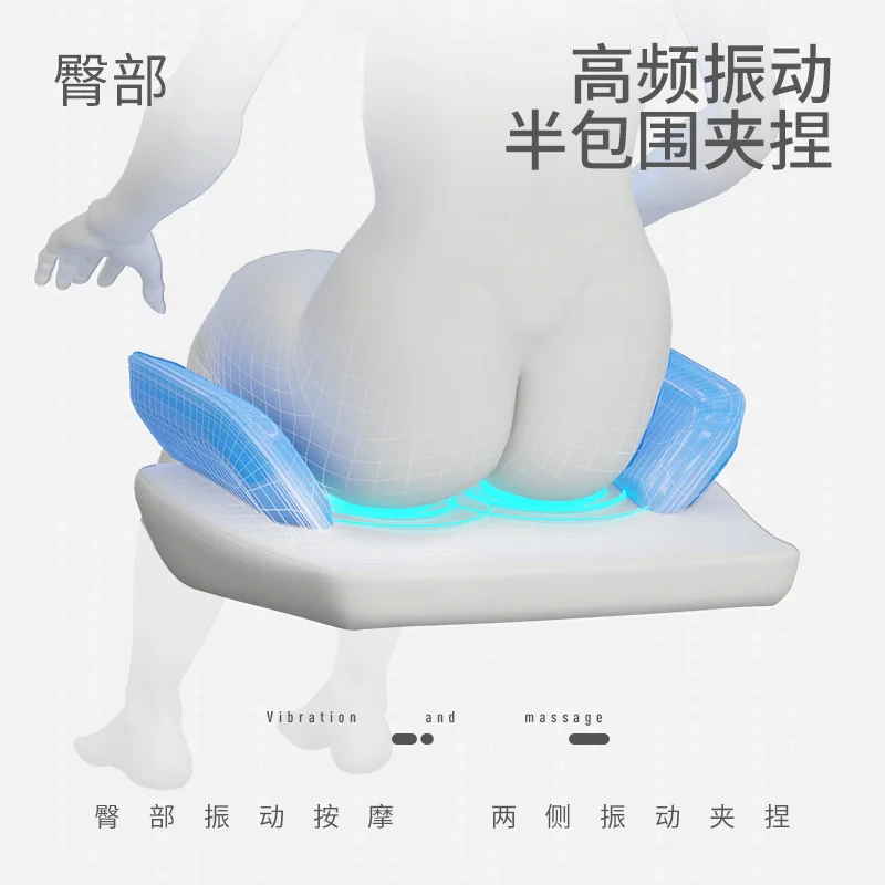 Cervical Spine Massager Massage Waist Cushion Back Waist Buttocks Whole Body Massage Chair Cushion Vibration Heating Massage 4
