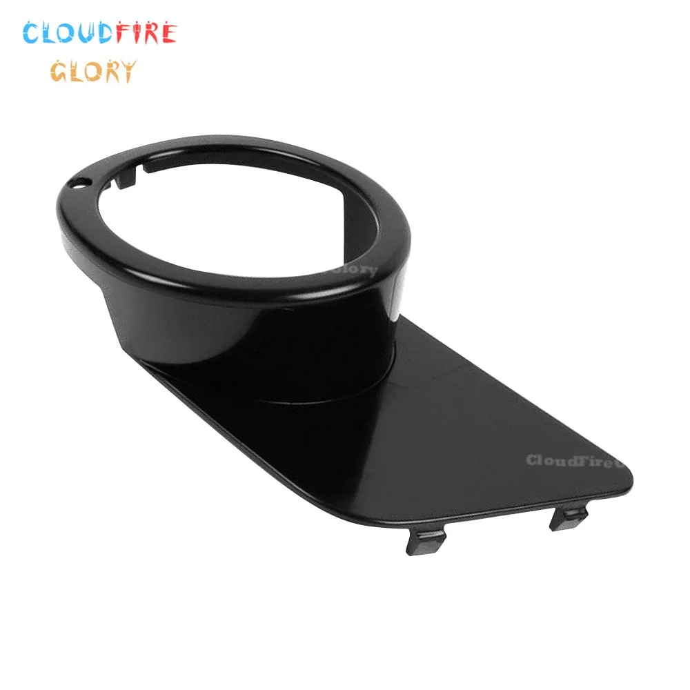 

51112496283 51112496284 Front Left Or Right Bumper Fog Light Ring Cap Frame Plastic Black For BMW M5 1999 2000 2001 2002 2003