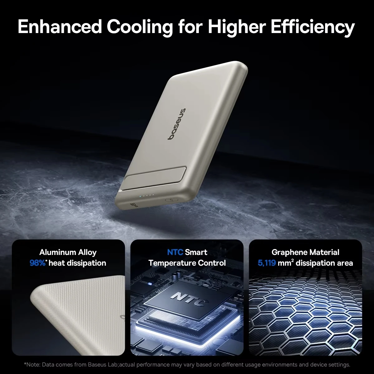 Verbatim batterij powerbank, 20.000 mAh, zwart Magnetisch Draadloos