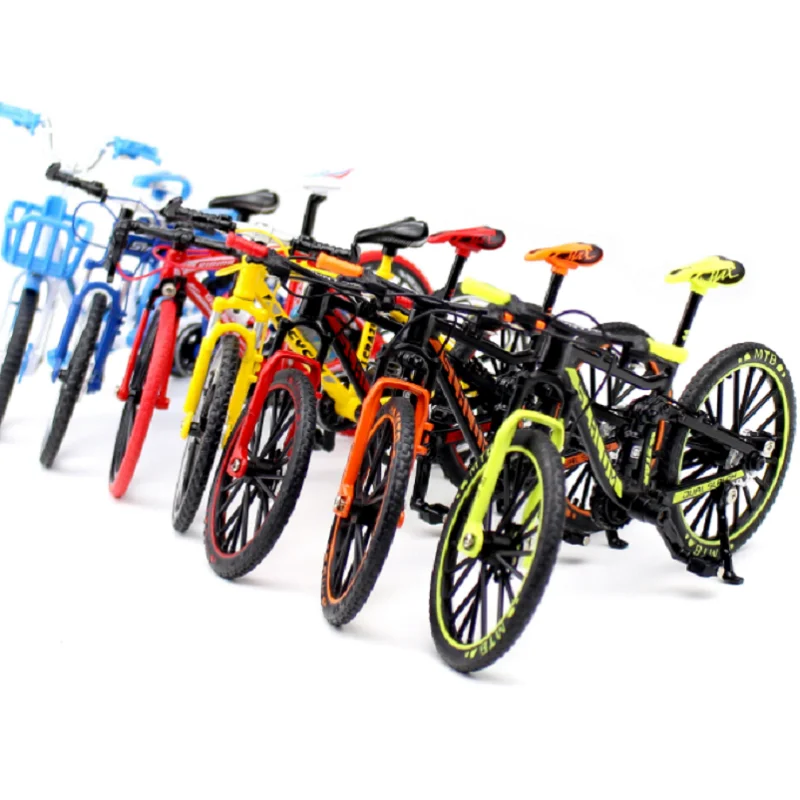 新品未開封 Bicycle GAMES pyramid 青1個 Mini 1:10 new creative alloy Bicycle Model decoration toy
